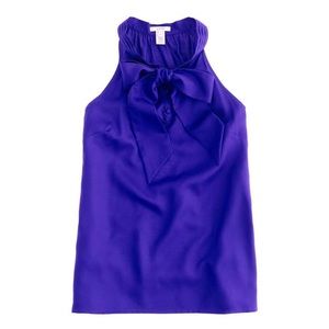 J. Crew Silk Bow Tie Cami